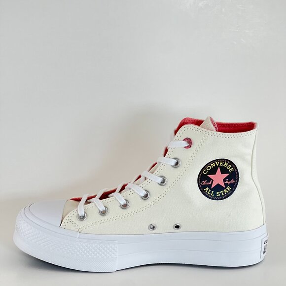 Converse CTAS Hi Lift Alchemy Embroidery Women's Platform Sneakers A08834C NWT - Picture 3 of 6